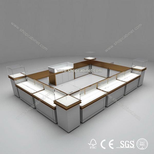 Buy cheap Luxury Modern Glass Portable Jewelry Display Showcase from wholesalers