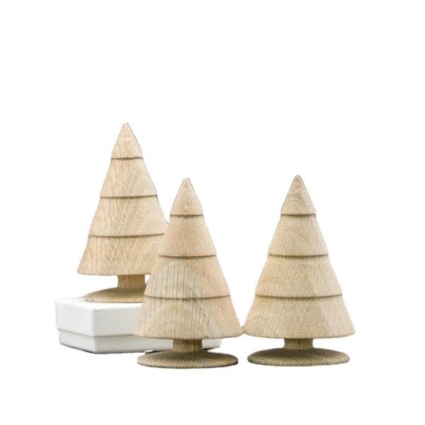 Mini Christmas Wooden Tree -Suitable for Christmas Holiday Party Family Desktop