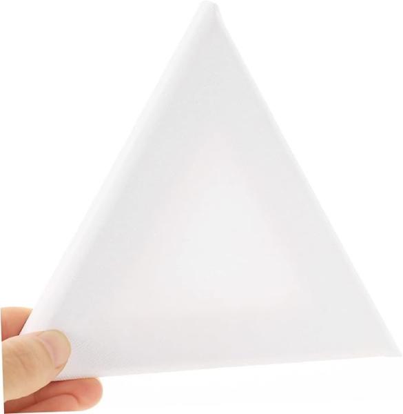 Buy cheap 6 Pack Triangle Blank Stretched Canvas Board 15cm 100% Cotton stretched Canvases from wholesalers