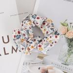 Flower Hair Scrunchies For Toddlers Thick Thin Hair Simple Hair Circle Girl