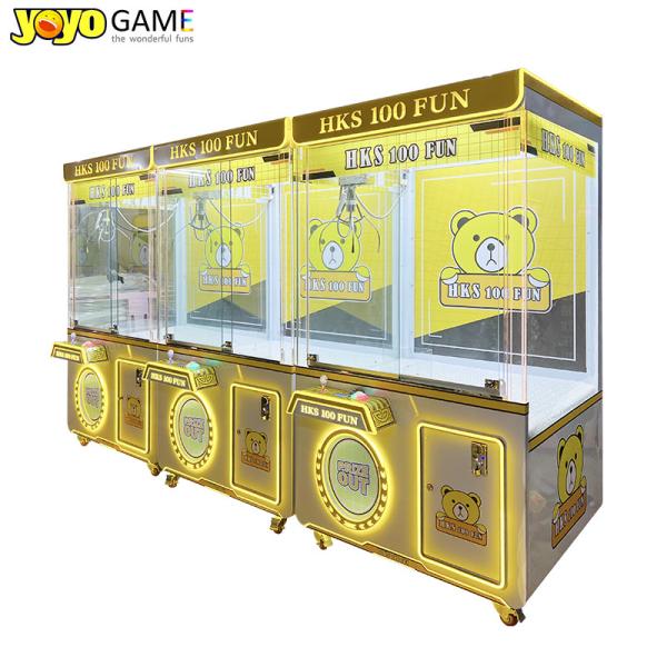 Big Doll Machine 44inch Coin Operated Game Toy Claw Crane Machine With Bill Acceptor Moved Star