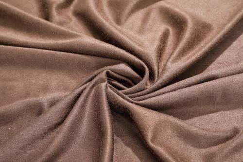 Buy cheap Brown 150cm Faux Leather Nubuck Fabric , Solid Microfiber Faux Suede from wholesalers