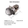 Buy cheap Dual Chips 5500K Bi 58W Laser LED Headlight Hi Low Beam from wholesalers