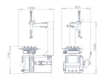 Swing arm used big four tire changer for garage