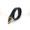 Buy cheap Triangle Plate Prong Buckle Ladies Cowhide Leather Belt from wholesalers