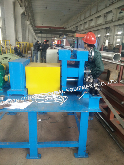 Spiral Serrated Fin Tube Welding Machine / Production Line High Frequency