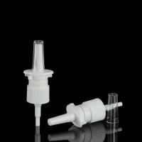 Buy cheap Factory Price Fine Mist Sprayer 18/410 18mm Plastic Sprayer Refillable Nasal Sprayer For Medical and Easy Breathe product