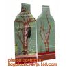 Buy cheap Zip sealed liquor bubble bags bottle protector Travelling liquor bubble sleeves air wine bubble bags Zipped bottom plast from wholesalers