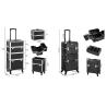 Buy cheap 2 In 1 Aluminum Makeup Trolley Case Pink Color On Wheels from wholesalers