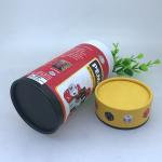 Customized Recyclable Kraft Paper Tube Packaging For Puzzle Gold Stamping