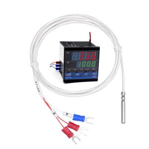 China Temperature Controller Thermocouple Sensor Cable Stainless Steel Probe Tube PT100 -50°C~200°C on sale
