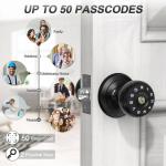 Office Deadbolt Code Interior Door Smart Lock Automatic Button Switch Silent