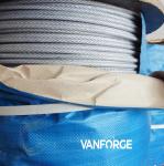 1x19 construction AISI 316 marine grade stainless steel wire rope for offshore