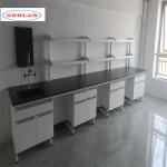 As Drawing Chemistry Lab Bench Laboraotry Workbench Featuring Shelves and