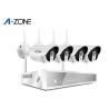 Buy cheap Waterproof 4 Channel Nvr Home Security System , Wireless Cctv Kits With Recorder from wholesalers