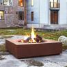 Buy cheap Square Low Profile Corten Steel Fire Pit from wholesalers