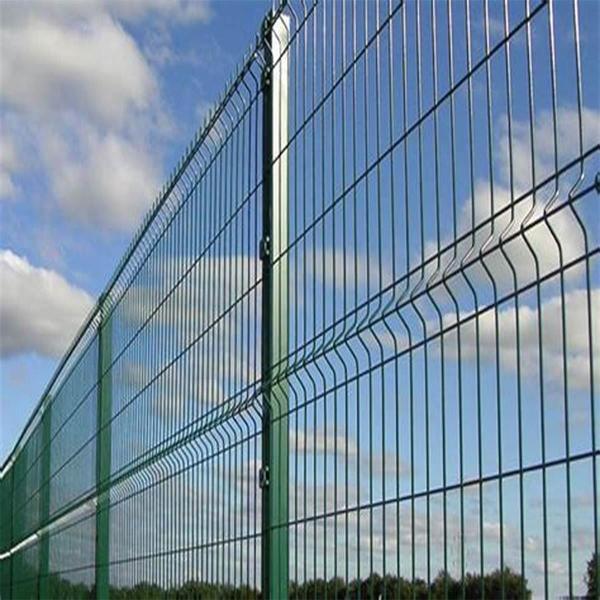 Buy cheap Decorative Wrought Iron 3D Wire Mesh Fence Green Vinyl Coated 1030mm height from wholesalers