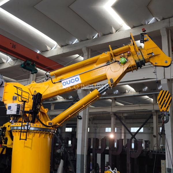 Buy cheap 8T15M Telescopic Boom Crane Electric Hydraulic Marine from wholesalers