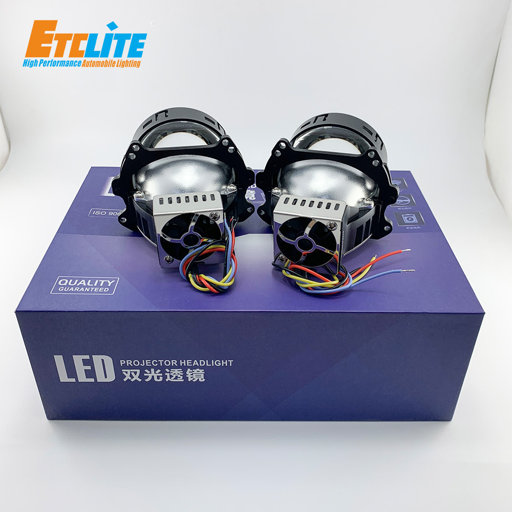 6000K LED Projector Lens , H4 9003 HB2 Bi Led Laser Projector