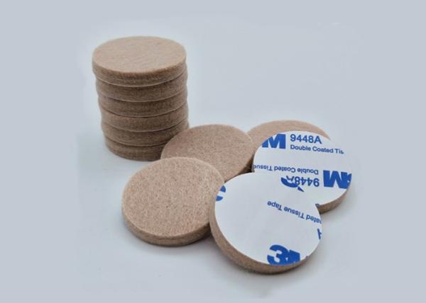 Buy cheap Heavy Duty Self Adhesive Felt Pads Round Shape For Furniture Feet from wholesalers