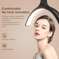 Buy cheap Aluminum Cri 95 LED Moon Light 60watt Half Ring Lamp For Eyelash Tattoo product