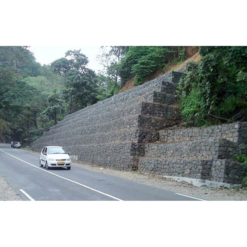 Heavy Zinc Coated Gabion Box With Tensile Strength 380-400MPa Packed On Pallet