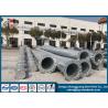 Buy cheap 90FT Tapered Steel Tubular Pole With Bitumen Painted , 235-460Mpa Tensile Strength from wholesalers