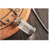 Buy cheap Women's and Men's 925 Sterling Silver Chain with Clear Cubic Zirconia Buddhism Amulet Necklace(N6030802C) from wholesalers