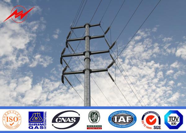 Buy cheap Hot Dip Galvanized Steel Tubular Pole For Distribution Line Project from wholesalers