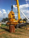 Construction Vibro Hammer APZ60A Electric Vibrating Sheet Pile Drivers For Sale