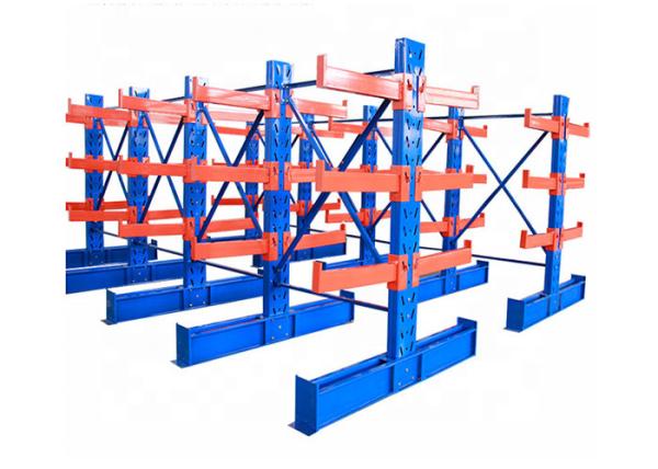 Buy cheap 500kgs/Arm RAL System Q235B Steel Cantilever Racking from wholesalers
