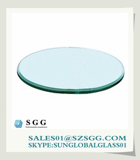 Buy cheap Tempered round table Glass from wholesalers