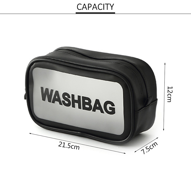 Frosted PVC Makeup Bag