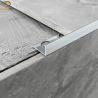 Buy cheap 12mm Aluminium Tile Trim Metal Tile Trims Polish Silver Finishing Factory from wholesalers