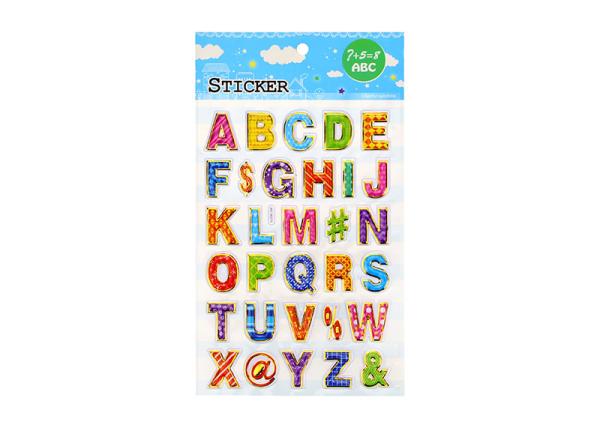 Buy cheap Small Fancy Children Alphabet Sticker Hostamping Professinal Customized from wholesalers