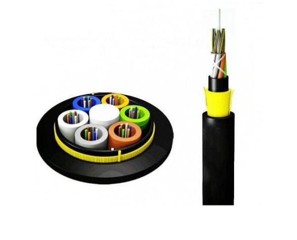 Buy cheap Aerial/Direct burial Large Span Dielectric Fiber Optic Cable ADSS For Long Distance Telecom from wholesalers