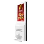 35W 21.5" Android Digital Signage Auto Hand Sanitizers