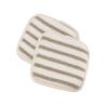 Buy cheap Cotton Stripe Skin Scrubbers Quare Exfoliating Pads For Body from wholesalers