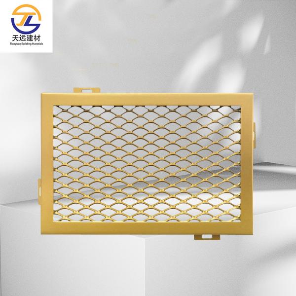 Powder Coated Metal Aluminium Slat Strip False Ceiling For Office Building Heat