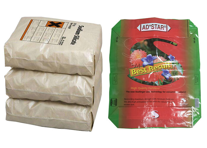 50 Kg Block Bottom Woven Polypropylene Sacks For Cement Easy To Use