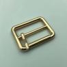 Buy cheap Golden Needle Point L25MM Custom Brass Belt Buckles plating finishing from wholesalers