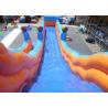 Buy cheap Blue / Orange PVC Tarpaulin Inflatable Dry Slide Eco - Friendly For Outdoor from wholesalers
