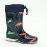 Buy cheap Glossy Leak Proof Kids Unisex PVC Rain Boots With Adjustable Tightening Band from wholesalers