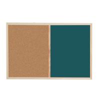 Buy cheap Wood Framed Combination Cork Board Customized Color Eco - Friendly product