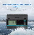 3 Phase Multifunction Power Meter RS485 Port Multi Tariff Rate Rail Mounting