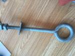 galvanized steel forged oval eye bolt for power line fittings