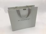 Kraft Texture Branded Paper Bags With Wooden Button Flat Cotton Rope