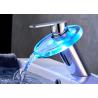 Buy cheap Brass LED Color Change Bathroom Basin Faucet ROVATE Deck Mounted from wholesalers