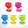 Buy cheap Other Color Red Non-Woven Flat Disposable Kids Children Face Mask 5.7 Inch x 3.7 Inch from wholesalers