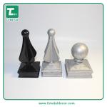 Buy cheap China manufacturer Aluminum ball cap fence post cap 2" 2.5" 3" 4" Press fit from wholesalers